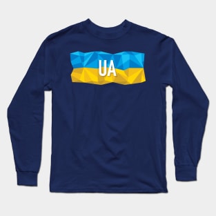 UA is for Ukraine Long Sleeve T-Shirt